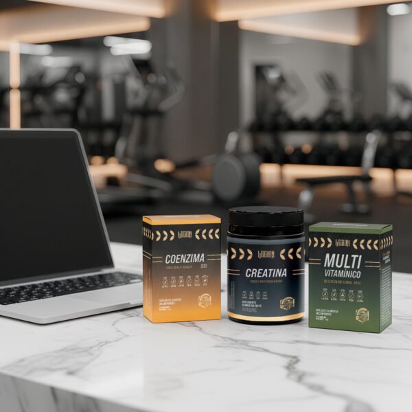 Creatina + Multivitamínico + Coenzima - Kit Legion Essencial